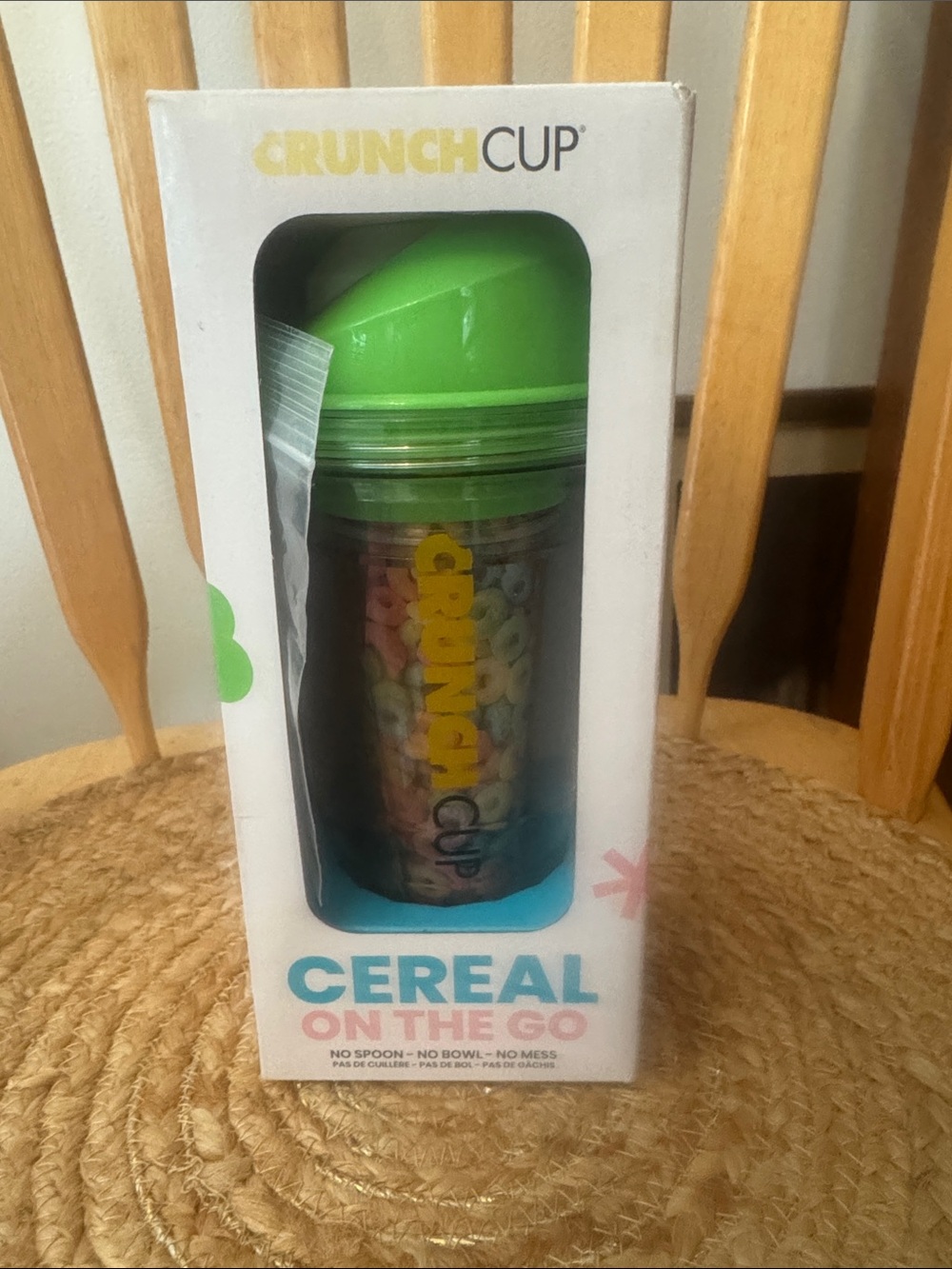 Brand New in box Cereal On-The-Go Travel Bowl - Green